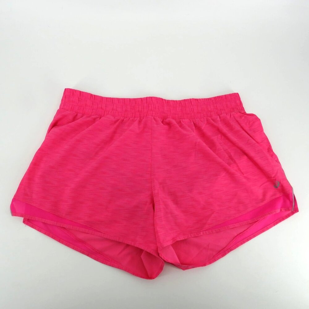 Asics Women's XL Pink Running Shorts With Liner Lightweight Breathable NWT $35